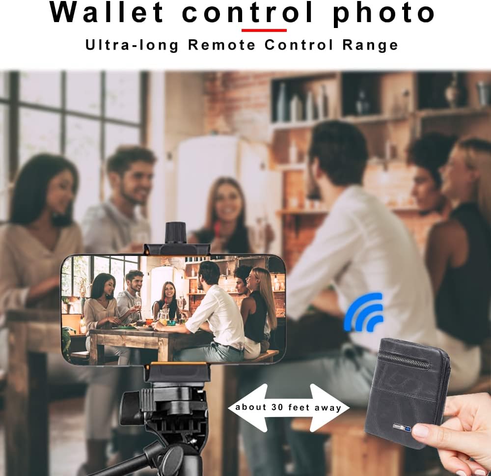 anti lost wallet for men trackable mens wallet with gps position locator finder tracker