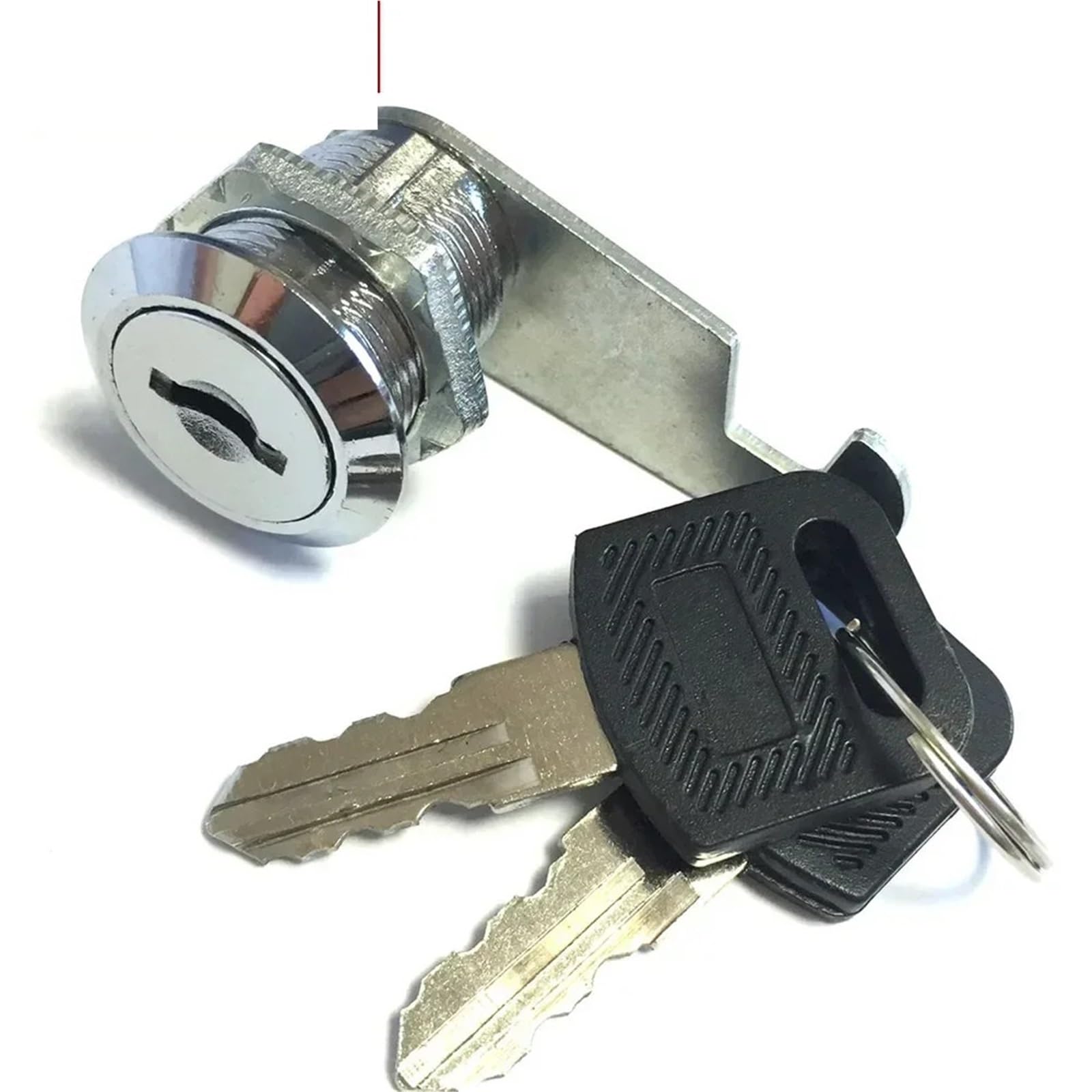 WQGQPXOB 4 Size Drawer Cam Lock with 2 Keys for Mailbox File Cinet Tool Box Locker Furniture Hardware 1Pcs(Keyed Alike 25mm)