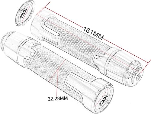 Miniatura 3 de ELLOIN Brake Clutch Levers Handlebar Grips Brake Clutch Levers Handlebar Grips Ends for Suzuki V-Strom DL1000 2014-2019 Brake Levers Handle Grips