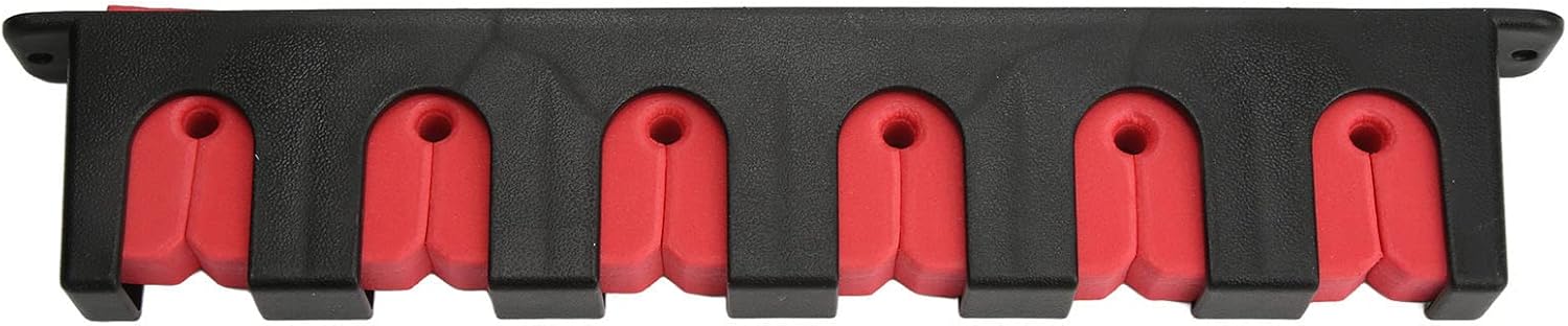 Soporte Vertical Para Cañas De Pescar, Montaje En Pared, Negro