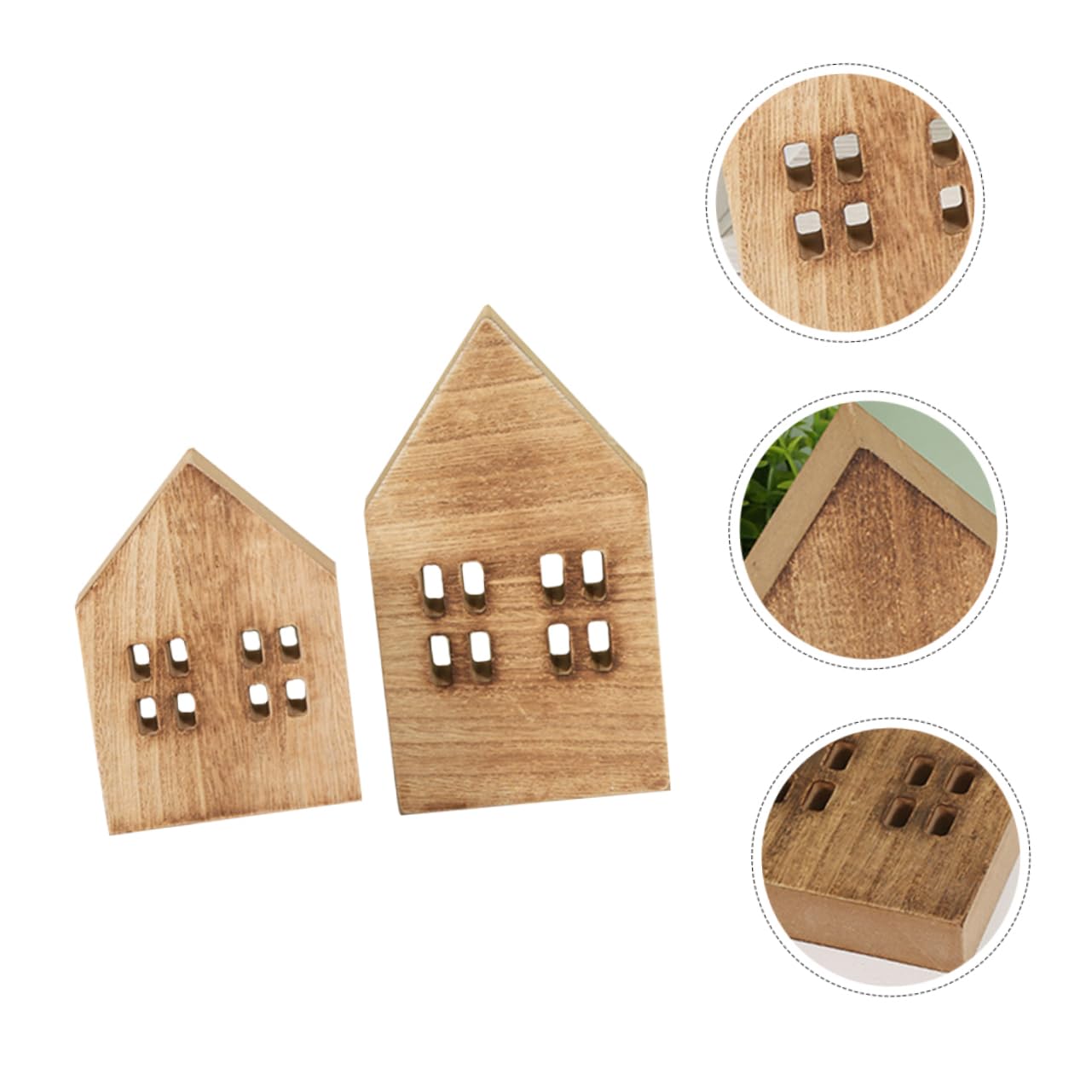 Sosoport 2pezzi Casa Artificiale in Miniatura Decorazione per Mini Case in Decorazioni per Case da Scrivania Oggetti per Micro Paesaggi Casa Decorativa per e Librerie