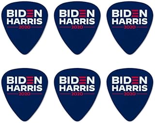 Biden Harris 2020 Novelty Guitar Picks Medium Gauge - Set of 6