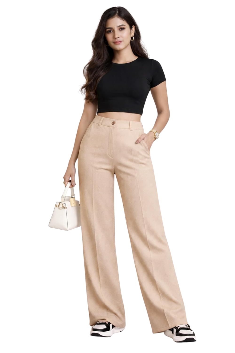 SEEWELL.in Women?s Hosiery Knitted Stretchable Bootcut Trousers | Slim Fit Mid Rise Formal Office & Casual Wear | Elastic ... - Review, Price and Buying Guide