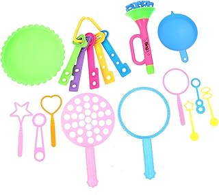 ibasenice 1 Set 17pcs Bubble Blowing Toy Childrens Outdoor Playsets Summer Gift Kids Gift Plastic Blowing Bubble Tools Blowing Bubble Toy Blowing Bubble Set Blowing Bubbles Bubble Game