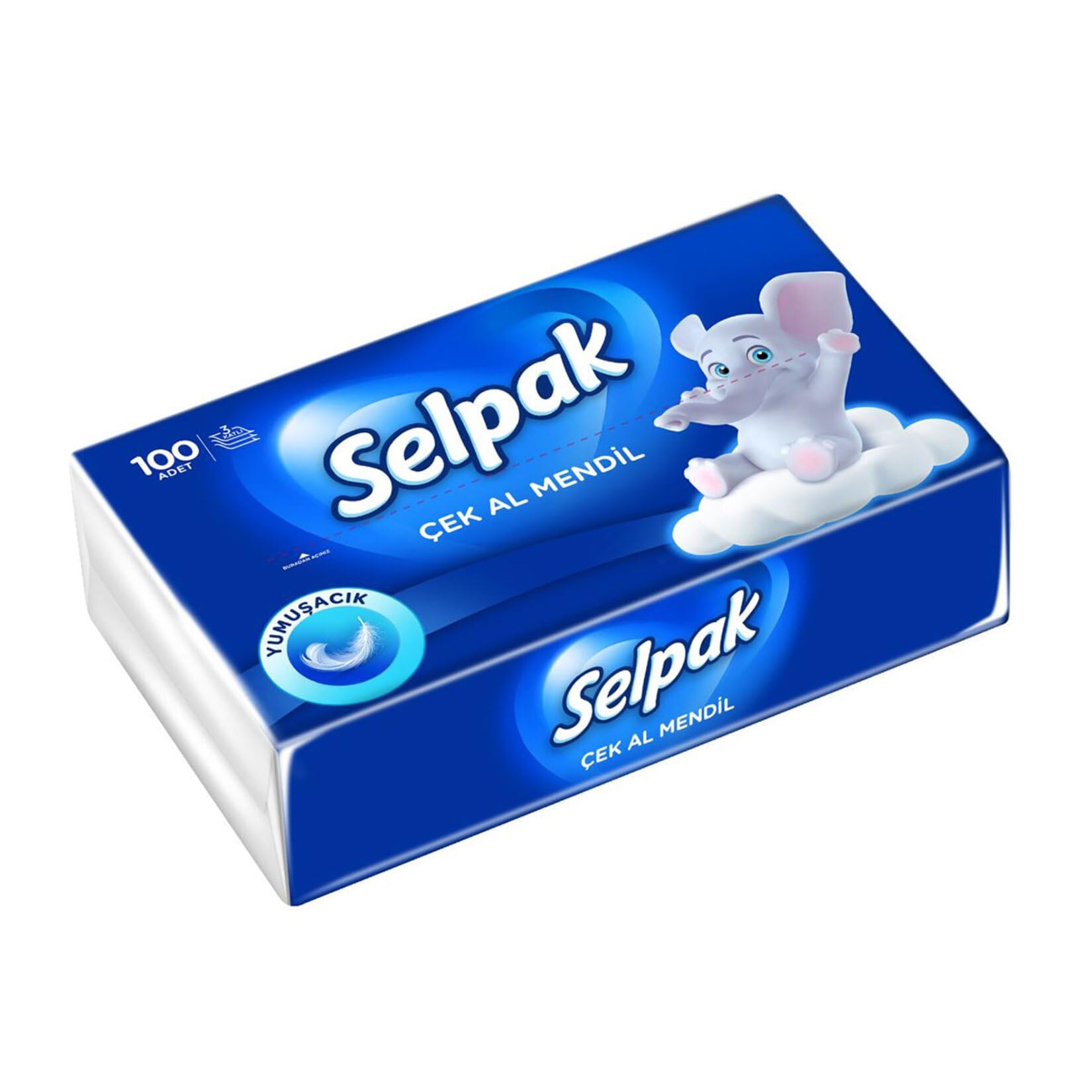 Selpak Çek Al Mendil Yumuşacık 100 Yaprak