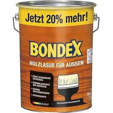 Bondex Holzlasur für Außen Kiefer 4,80 l - 329662