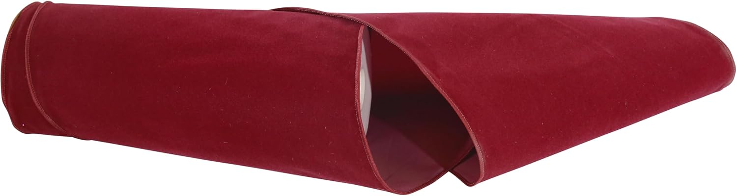 Reliant Ribbon 3900M-096-40F Velvet Merrowed Wired Edge Ribbon, 2-1/2 Inch X 10 Yards, Burgundy/Gold