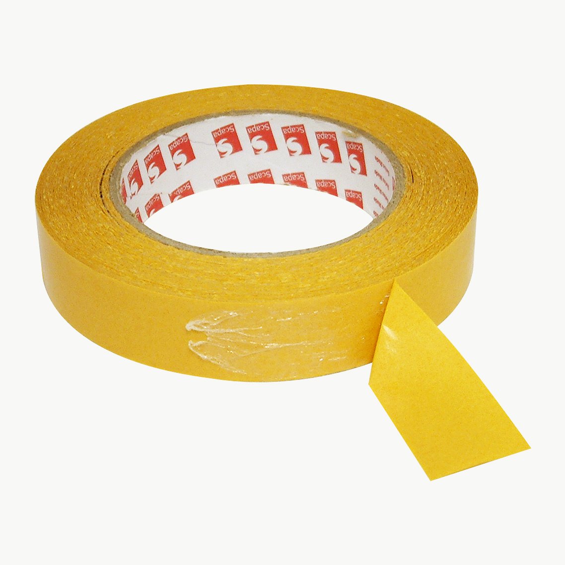 Scapa Adhesive Transfer Tape Acid Neutral, (4450), 1 in. x 60 yds. (Clear Adhesive on Gold Liner)