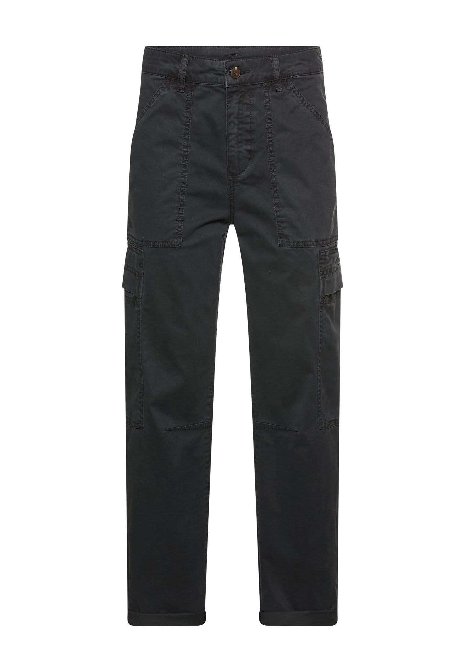 camel active Damen Cargo Hose aus Baumwollmix