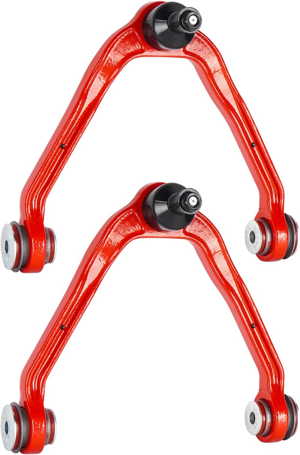 2 PCS Front Upper Control Arm Kit w/Ball Joint with Polyurethane Bushing Suspension Kit for Chevrolet Silverado 1500, for GMC Sierra 1500 1999-2006, 2WD/RWD