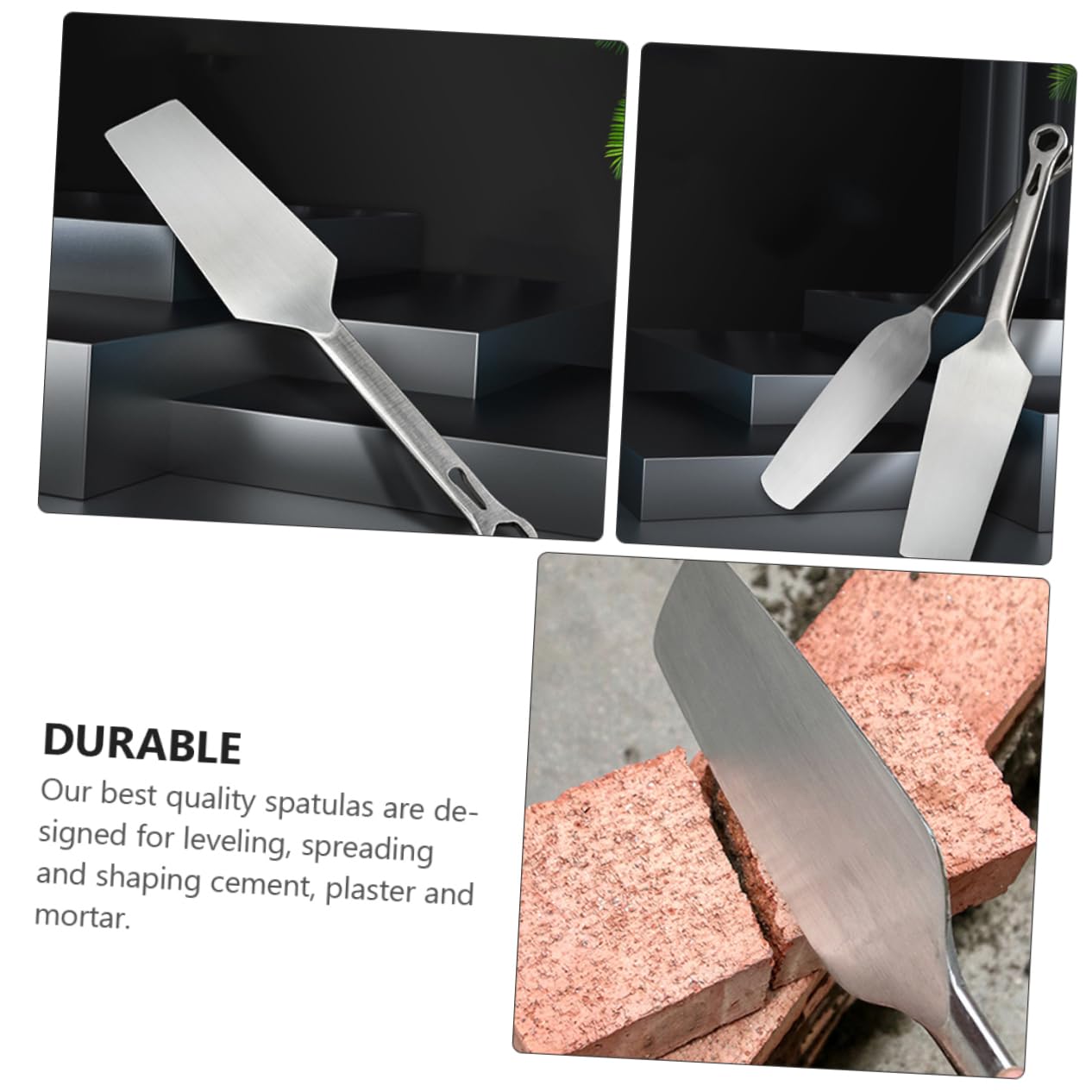 Hemobllo Coupe-mastic Truelle à Briques Et Truelle à Plâtre Pour Usage Polyvalent Tête Entièrement Tréfilée Facile à Nettoyer