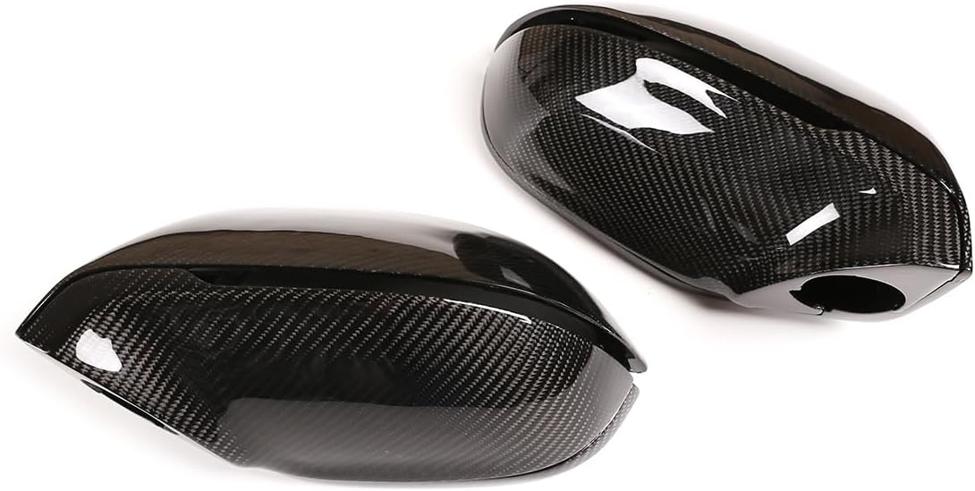 Real Carbon Fiber Car Outside Replacement Rearview Mirror Cover Trim,Fit For Audi A7 2011-2018 (without auxiliary) Mirror Cover Rearview Mirror Protect Covers Exterior Decoration Trims