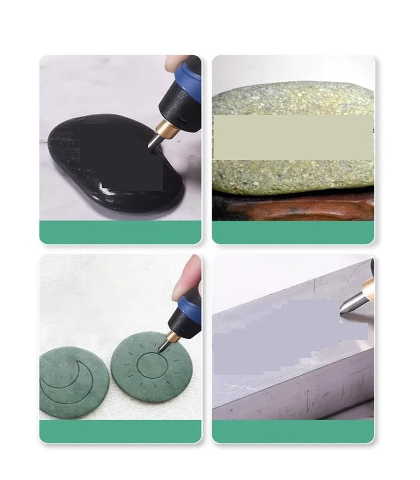 Máquina De Grabado, Pluma Eléctrica Pequeña, Marcado Metal Acero Inoxidable, En Piedra Y Hormigón, Eléctrico Controles Intuitivos Y Sencillos(C)