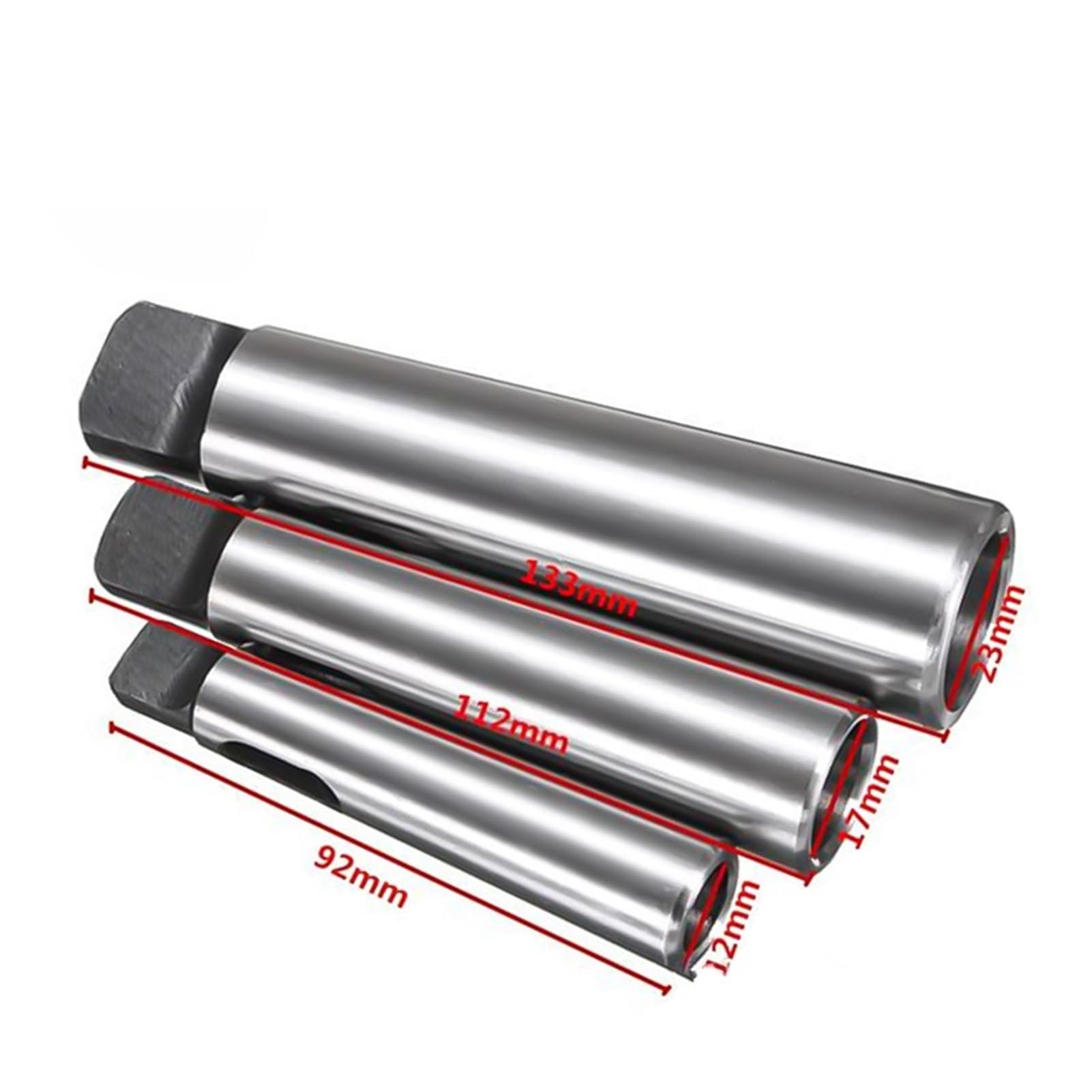 Tuleja stożkowa Morse'a 1 szt. MT1 MT2 MT3 MT4 MT5 Tuleja wiertnicza Adapter stożkowy Morse'a Tuleja redukcyjna do tulei stożkowej uchwytu narzędziowego Morse'a (MT3-MT4)