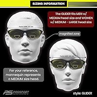 Vista 3 de proSPORT Gafas de sol bifocales Lector Seguridad Z87 Tamaño más pequeño Ciclismo Motocicleta Riding