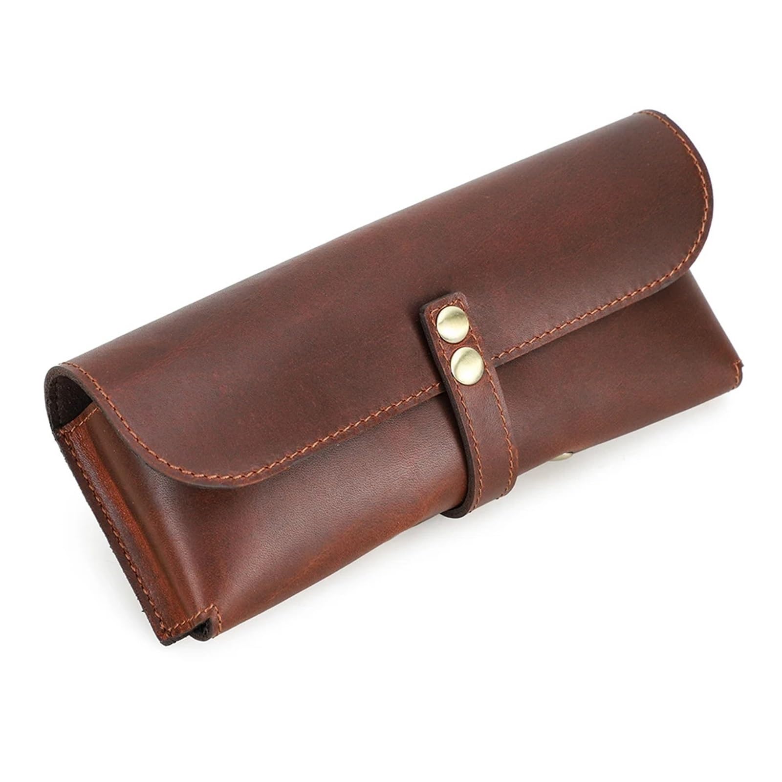 Custodia for occhiali retrò in vera pelle | Scatola porta occhiali da sole portatile for occhiali da sole for uomo donna
