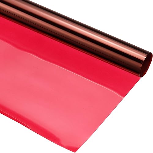 Vista 10 de MECCANIXITY Filtro de gel de iluminación de 15.7 x 19.7 pulgadas, hoja de corrección de color azul 82B para estudio fotográfico, luz de cabeza roja