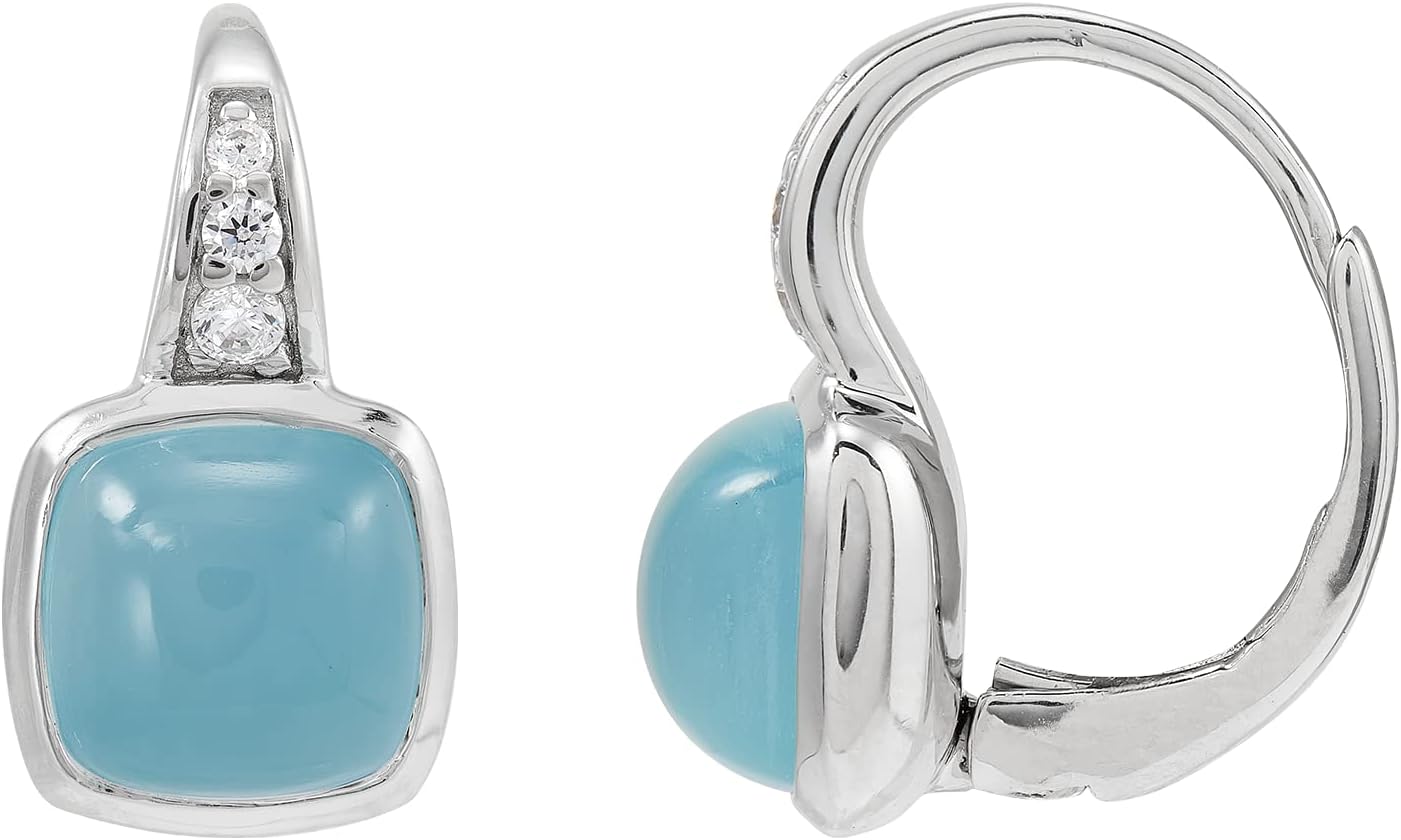 Silpada 'Double Take' Chalcedony Drop Earrings in Sterling Silver - Image 3