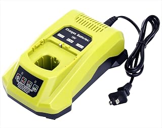 Replacement for Ryobi P117 18 Volt Battery Charger, Compatible with Ryobi 12V-18V ONE+ Plus Cordless Power Tool Battery Charger