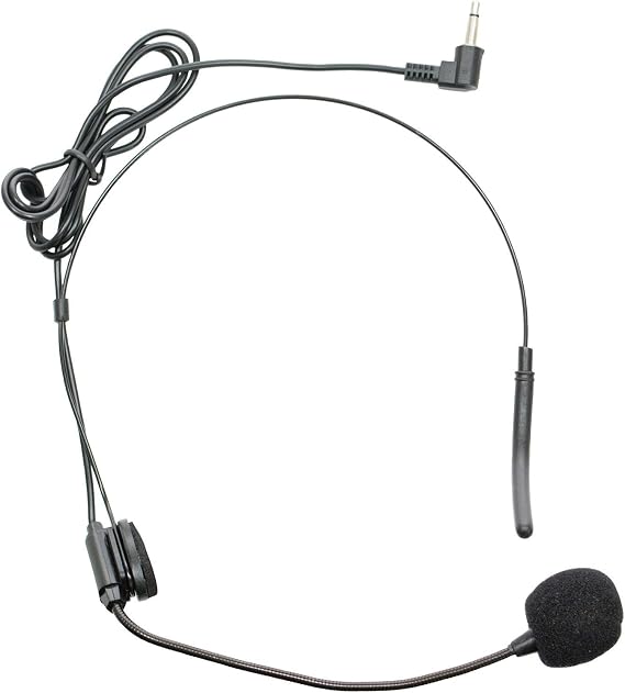 QFX M-309 Wireless Professional Microphone System with Headset & Lapel Microphones, Black