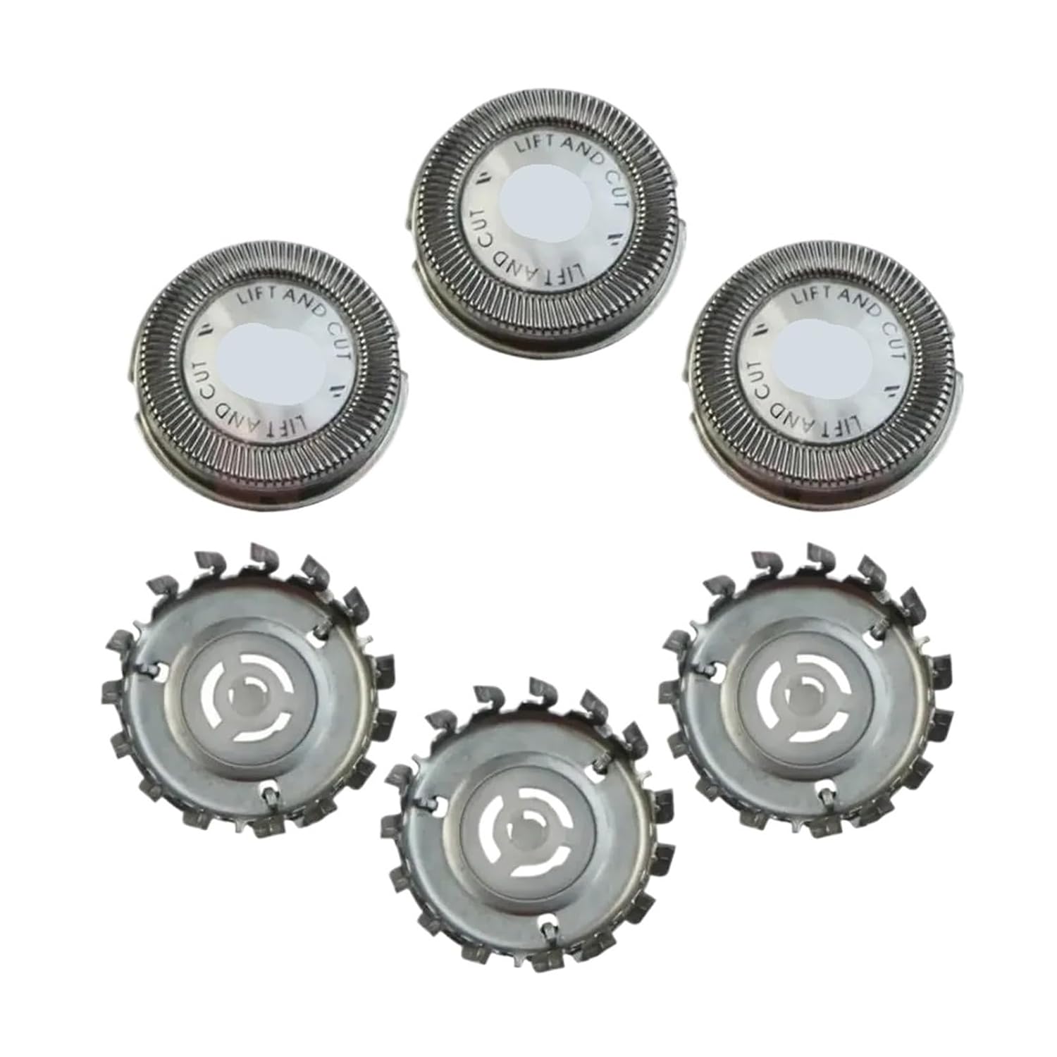 3Pcs Replacement Shaver Head Blade Cutters，Compatible For Philips Norelco，HQ4 HQ58 HQ56 HQ80 Razor head(2set)