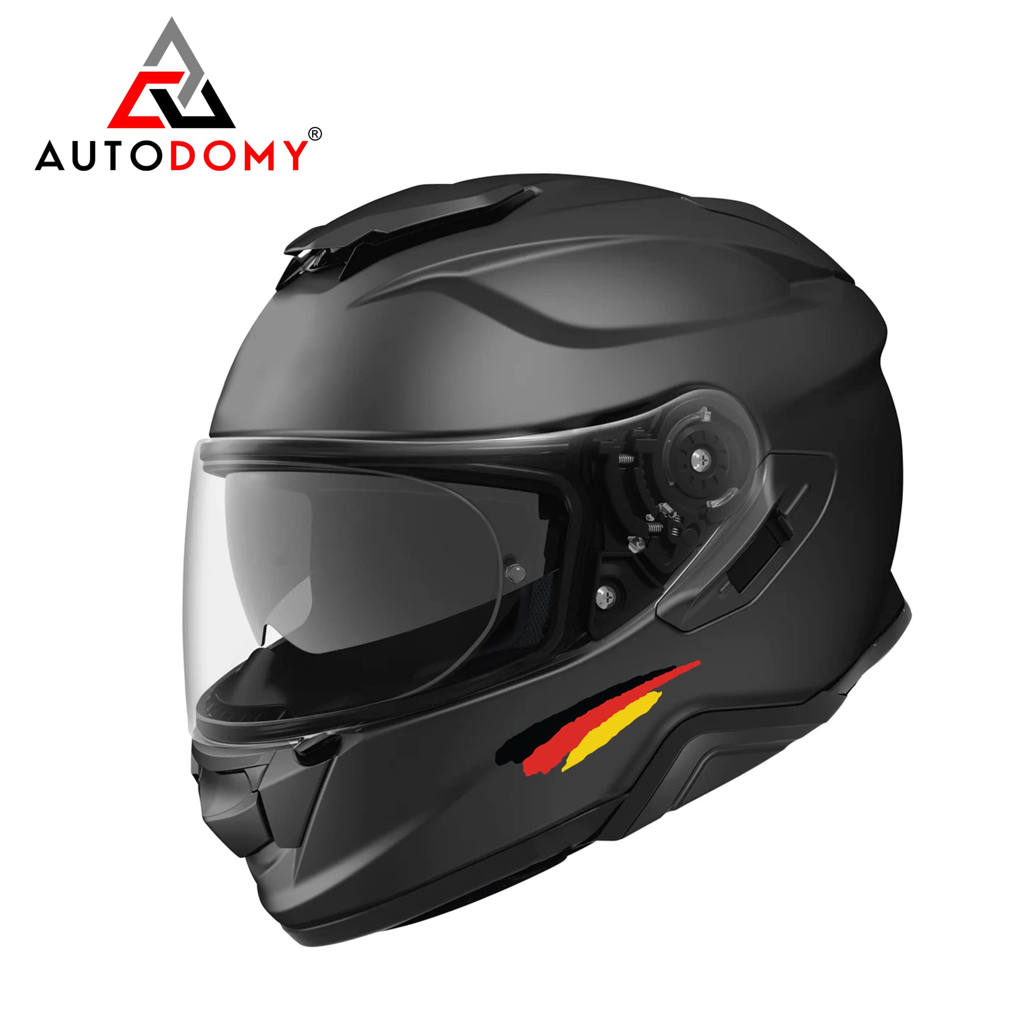german flag motorcycle helmet Autodomy Set of 6 Stickers for Car Scooter Quad ATV Bike Automotive Bass Mafia Money Bag Color:IP Pink Personalized Canvas Backpack