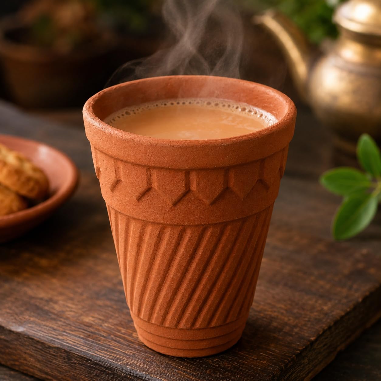 Handmade Terracotta Tea Cups - 20 Pack -2 Handmade Terracotta Tea Cups - 20 Pack -2