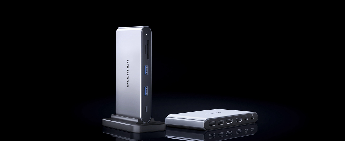 Amazon.co.jp: LENTION 縦置き USB C ドッキングステーション 10in1 CB