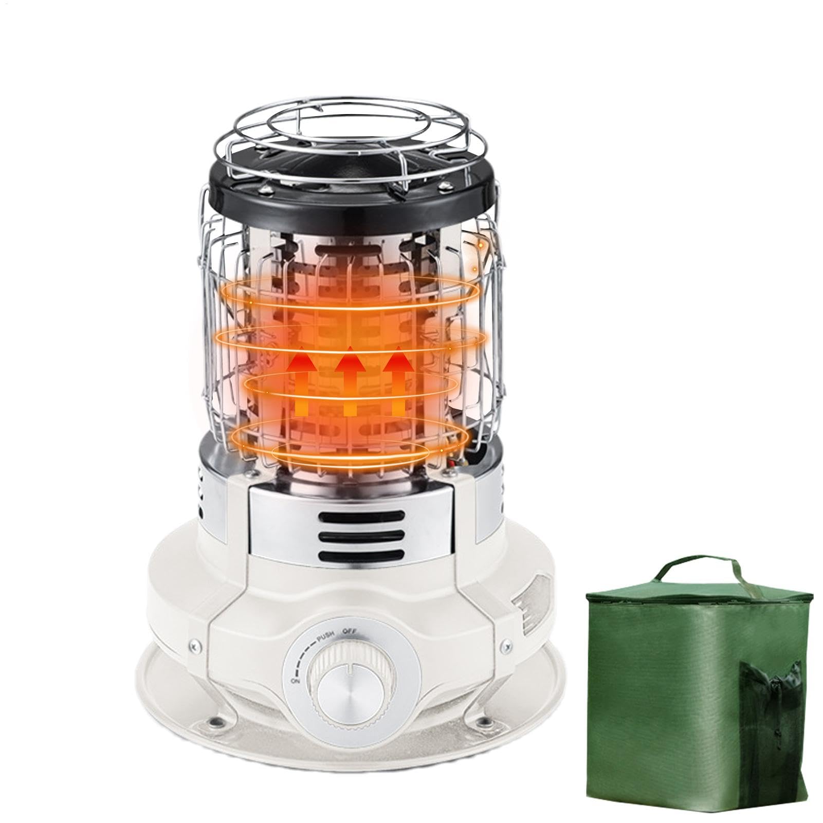 Riscaldamento esterno, riscaldamento per terrazze, riscaldamento per | garage, riscaldamento elettrico, 1500 W, riscaldamento rapido, forno portatile per serra, tenda, sala fiori