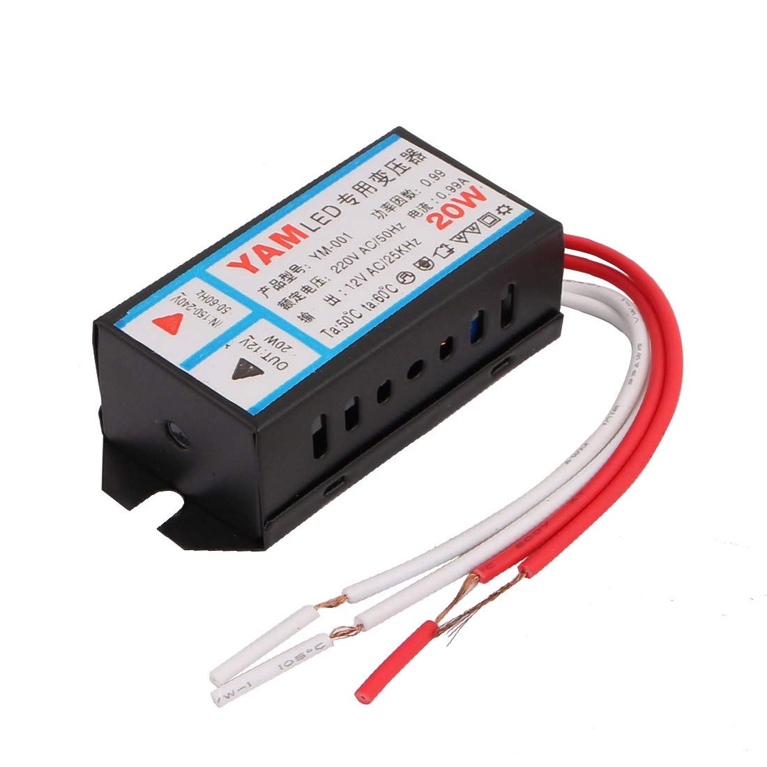 Transformateur 12V AC anti clignotement pour lampe LED et convertisseur 20W