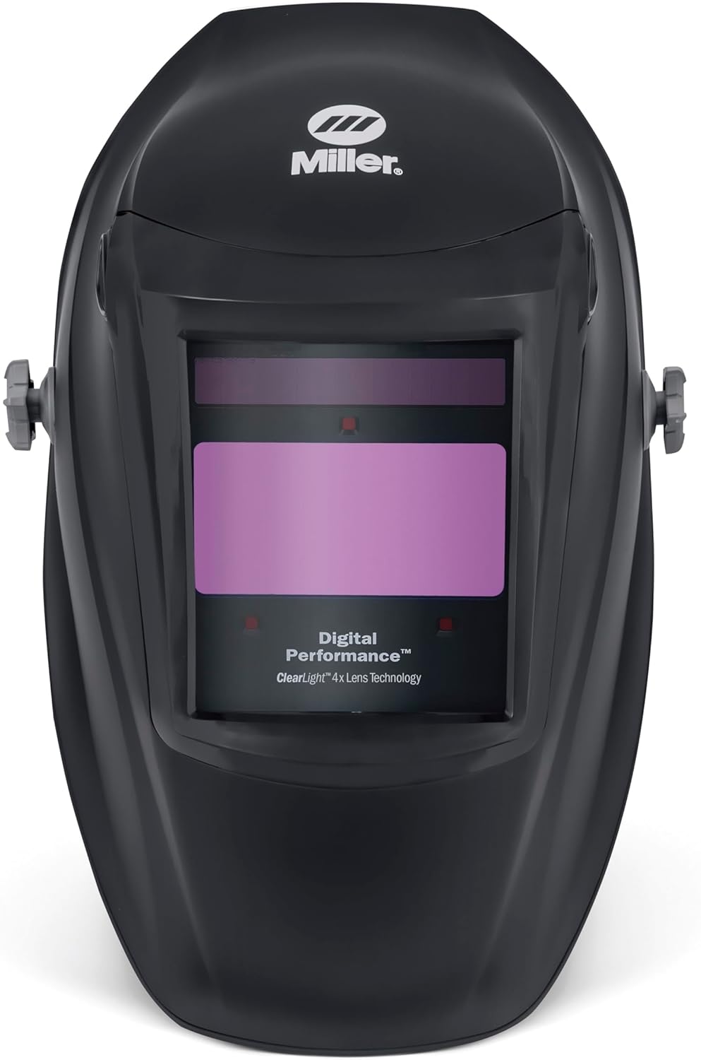 Miller Digital Performance™ Series Auto-Darkening Welding Helmet with ClearLight 4x Technology - Professional Welding Hood for MIG, TIG & Grinding - Welder Mask for Men & Women, Black