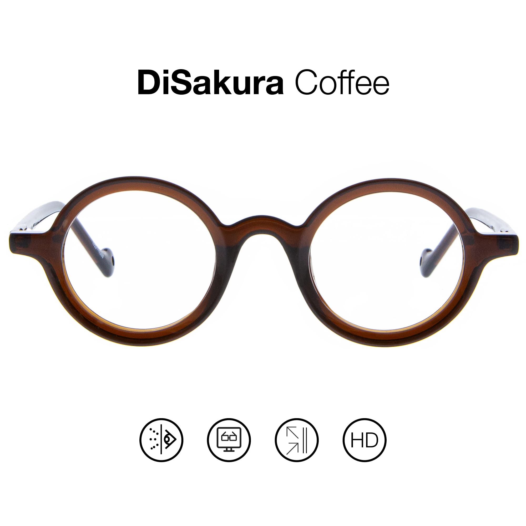 DIDINSKY Sakura Occhiali da Lettura, Anti Luce Blu per leggere da vicino | Montatura leggera · Per leggere da vicino · Anti luce blu · Ingrandimento +1.0 a +3.0 · Custodia inclusa