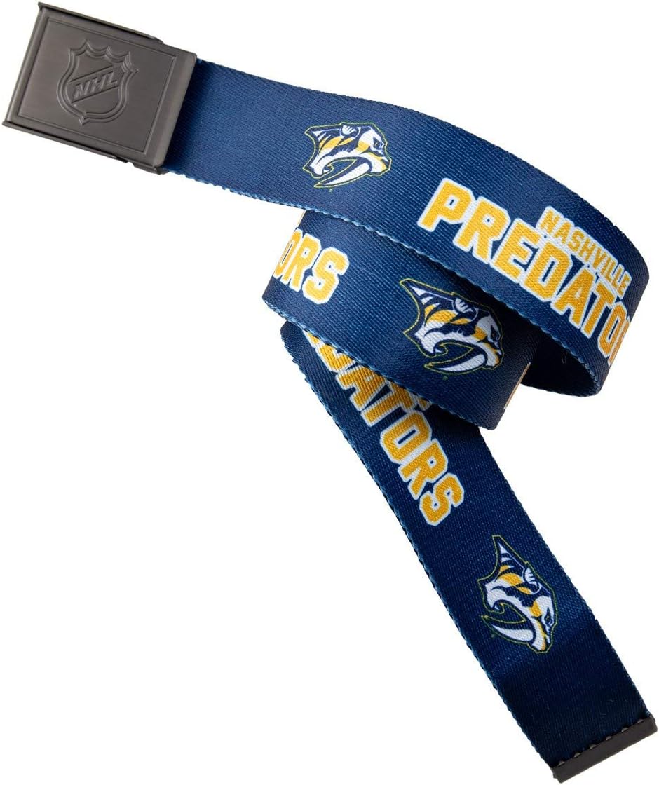Calhoun NHL Mens Woven Adjustable Team Logo Belt