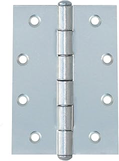 10 Scharniere Schmale Türscharniere Türband 100 x 70 x 2,5 mm Silber Verzinkt