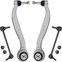 Vista 281 de Detroit Axle - 4 brazos de control de extremo delantero para Nissan Frontier Xterra 2000-2004 Brazos de control inferior y superior con rótulas