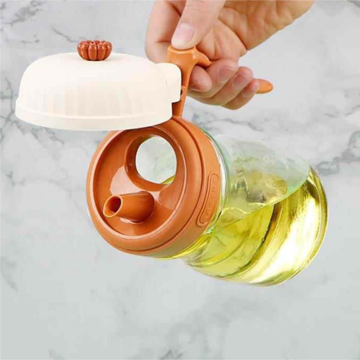Aceitera Antigoteo Dispensador De Aceite Botella De Aceite A Prueba De Fugas For Cocina, Hogar, Gran Capacidad, Condimento, Aceite Y Vinagre, Juego De 2 Piezas Vinagrera Botella para Aceite