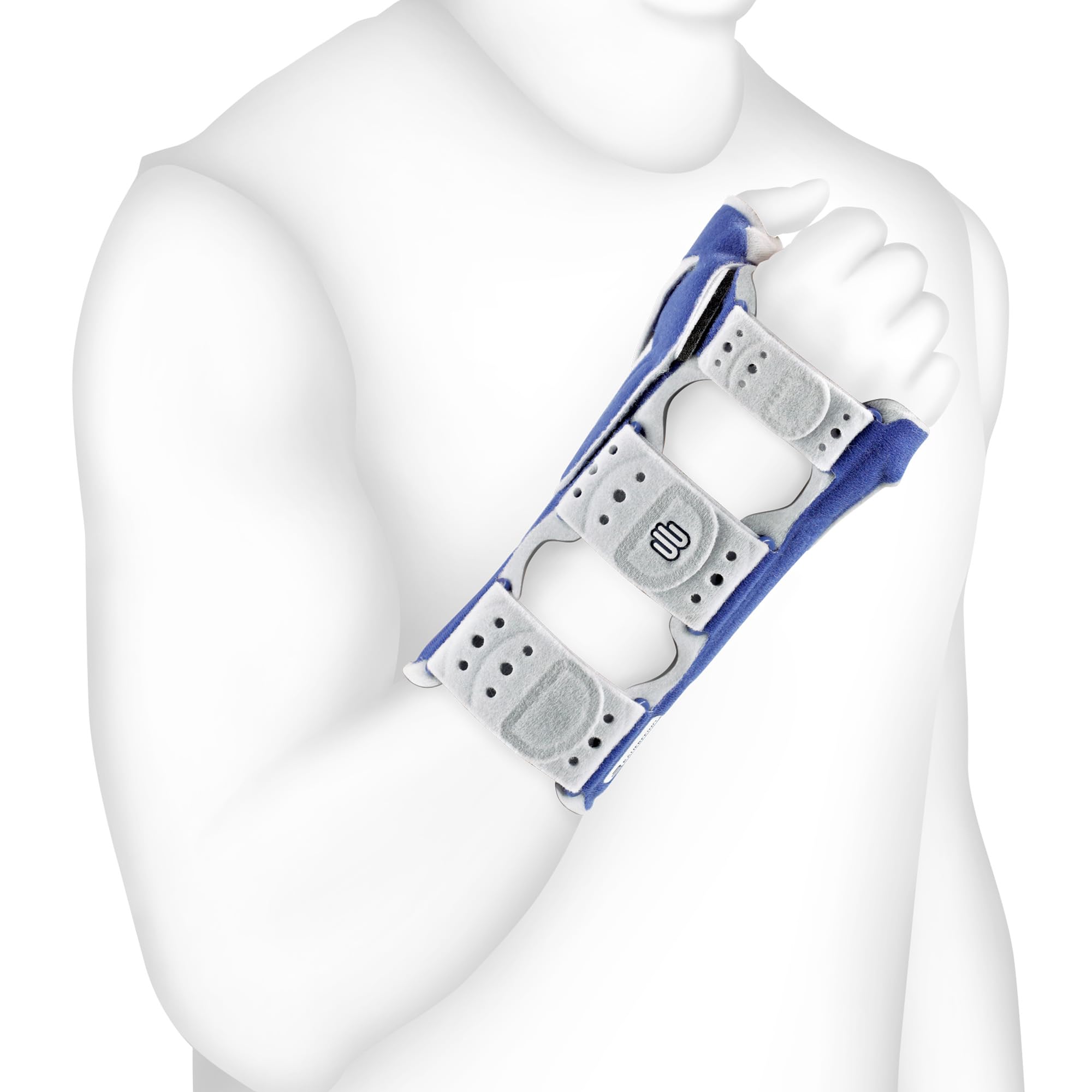 BAUERFEINDOrth MANULOC Rhizo Stabilorth li Wrist Size 3 Titanium 240 g