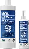 Vista 5 de Essential Oxygen, Peróxido de hidrógeno de grado alimenticio, 8 + 32 onzas líquidas, limpiador natural, 3%, spray de 1 a 8 onzas líquidas y 1