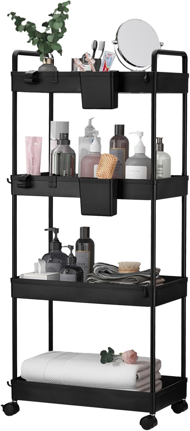 Amazon is selling a 4-tier rolling utility cart for just $23 Amazon is selling a 4-tier rolling utility cart for just $23