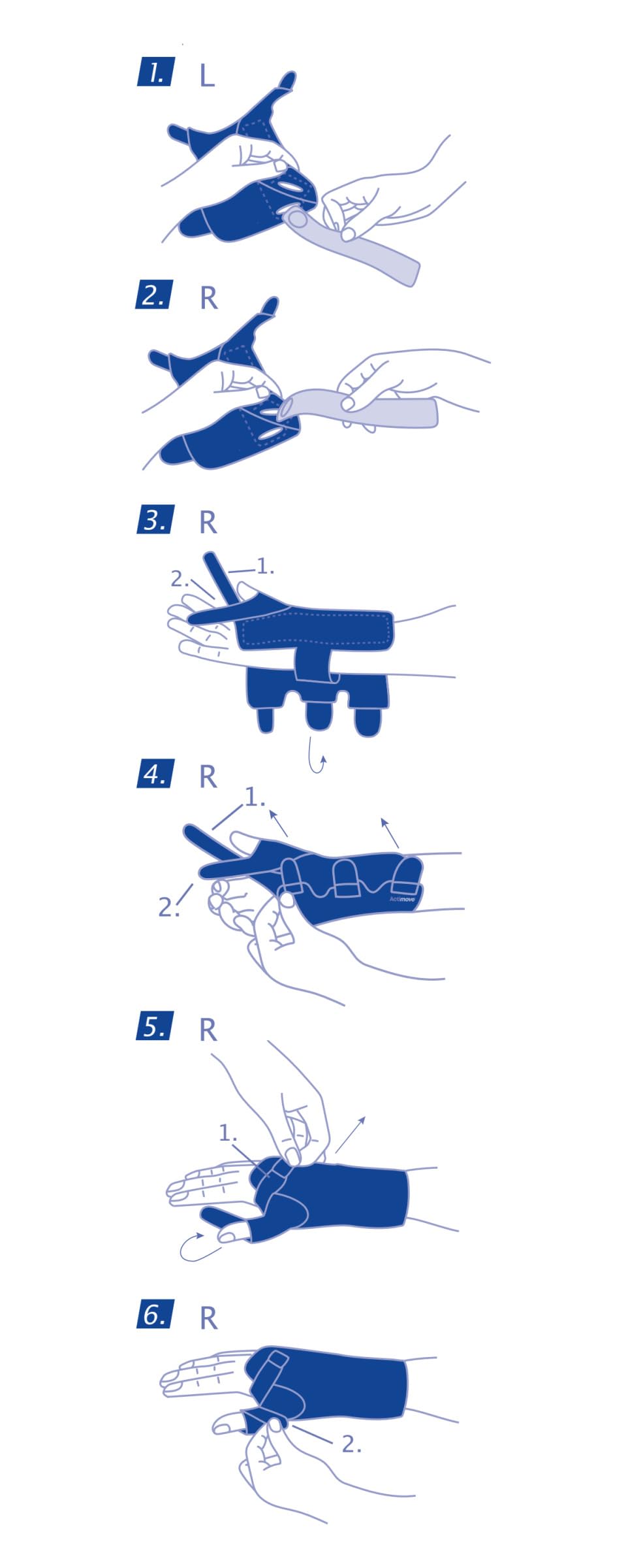 Actimove Fascia Professionale Per Polso E Pollice - Stabilizzatore Regolabile Morbido, Adatto A Mano Destra E Sinistra, Taglia XL, Nero - 2