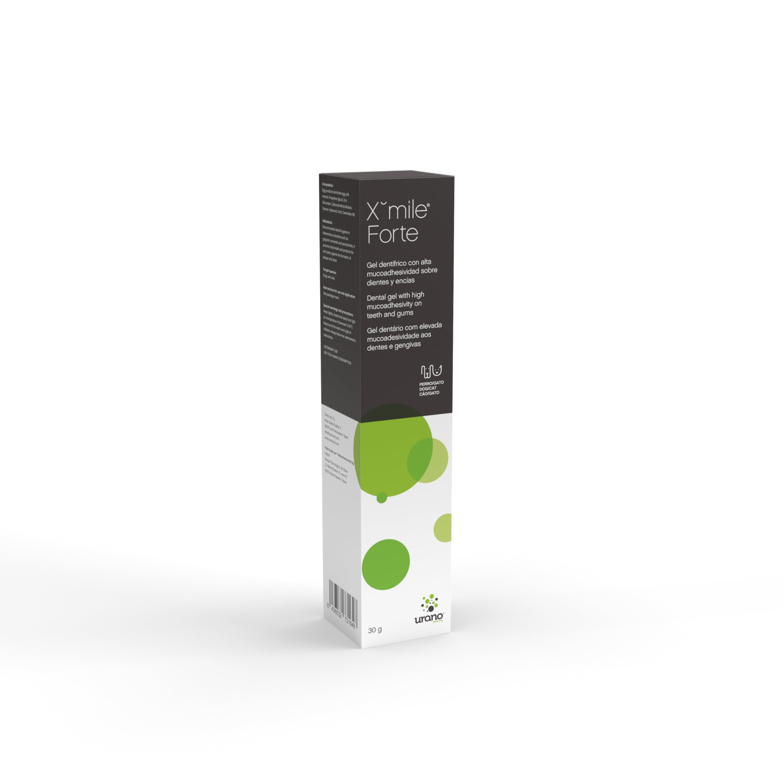 Xmile Forte Gel Dentífico para el Tratamiento de Gingivitis en Perros y Gatos