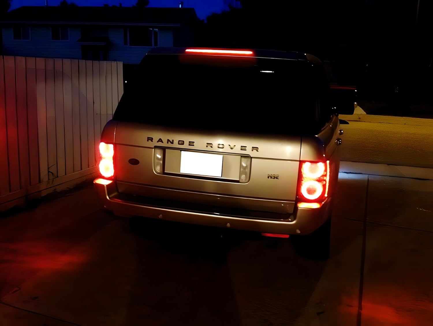 iJDMTOY OEM-Spec Red Lens Rear Roof Top Full LED High Mount Third Brake Light Bar Assembly Compatible With 2002-2012 Land Rover Range Rover L322