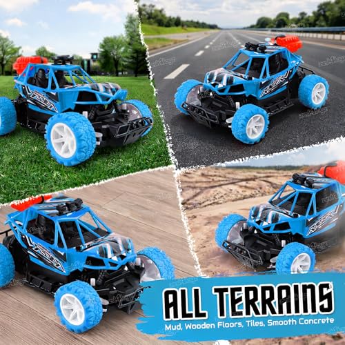 Image of Zest 4 Toyz Remote Control Car Toy for Kids Adults | Off-Road Monster Truck Spray Climbing Racing Car | Mist Spray Effect | Drift Rechargeable RC Car | USB Cable | LED Lights | Birthday Gift