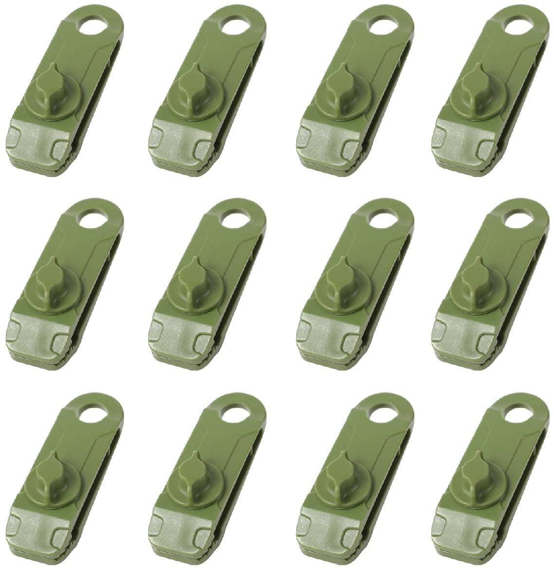 Buy TRIWONDER 12pcs Tarp Clips Crocodile Tent Awning Clamps Set Heavy