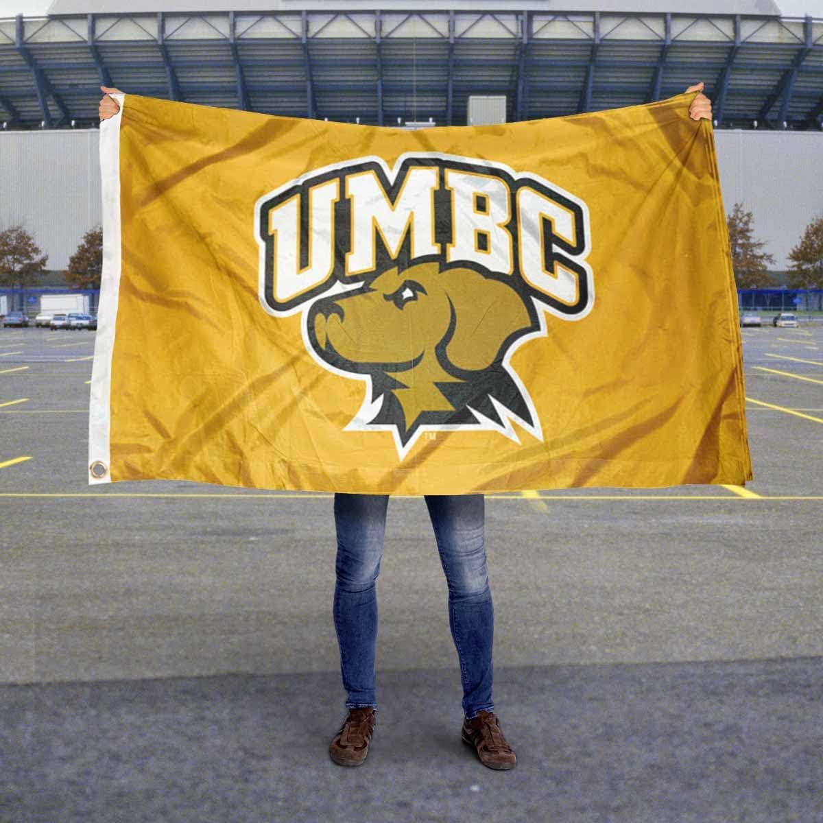 UMBC Retrievers UMBC Gold Flag - Image 5