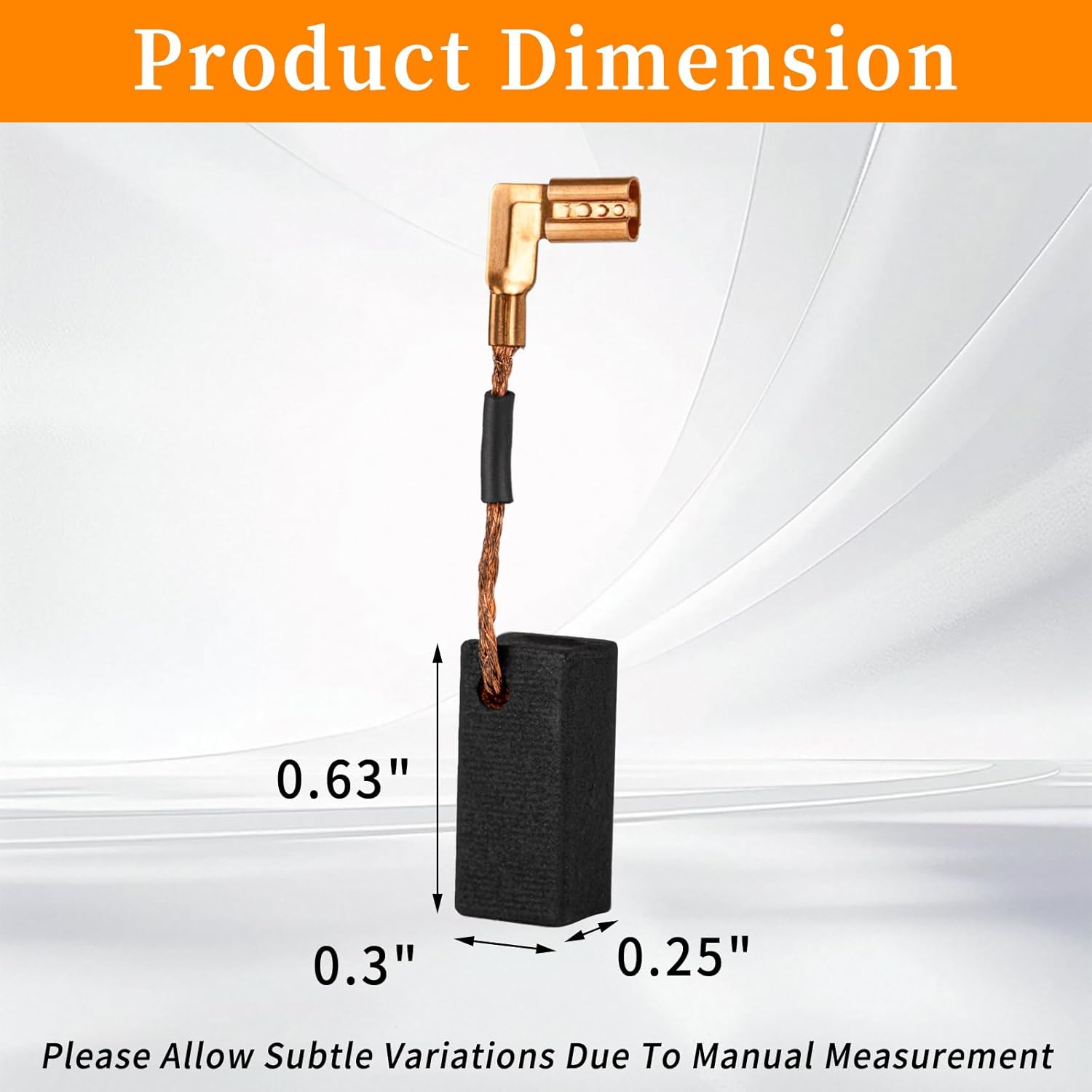 N097696 Carbon Motor Brushes, Compatible with De Walt DWE4120 DWE4011 DWE4012 DWE4120N DWE4887, Grinder Motor Brush 8 Pack