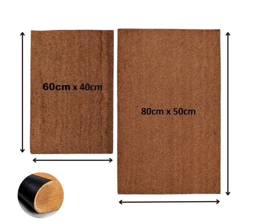 Giftstory Kokosmatte Fußmatte Kokos Hereingedackelt für Innen und Außen 60x40 Fussmatte Haustür - Willkommen Doormat Mat Lustig Türmatte - Geschenk Gift Gadget