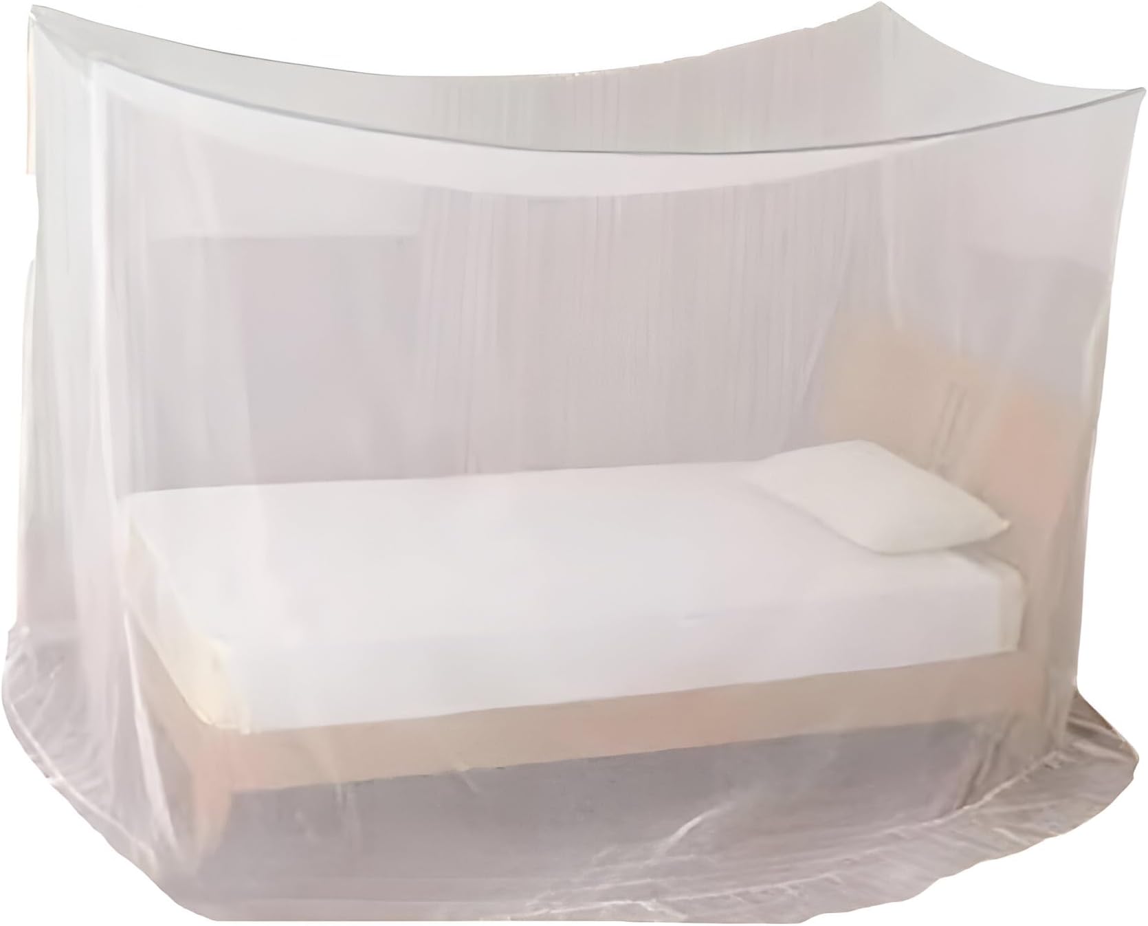 Divayanshi Mosquito Net for Single Bed (Polycotton, 3 * 6.5 FT, White)