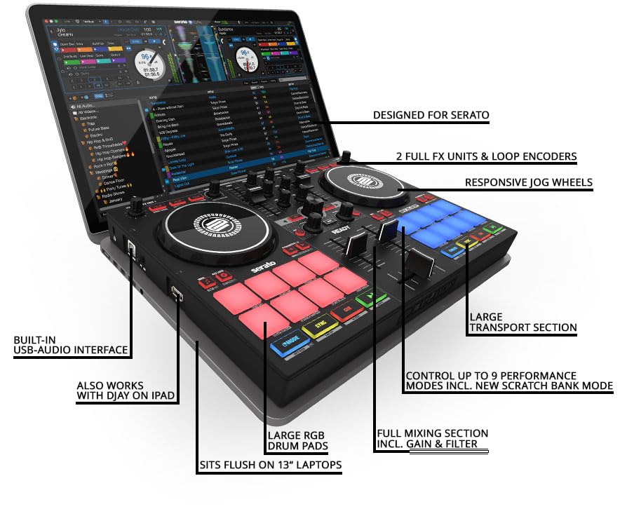 Amazon.com: Reloop Ready Compact Prep 2-Deck DJ Controller
