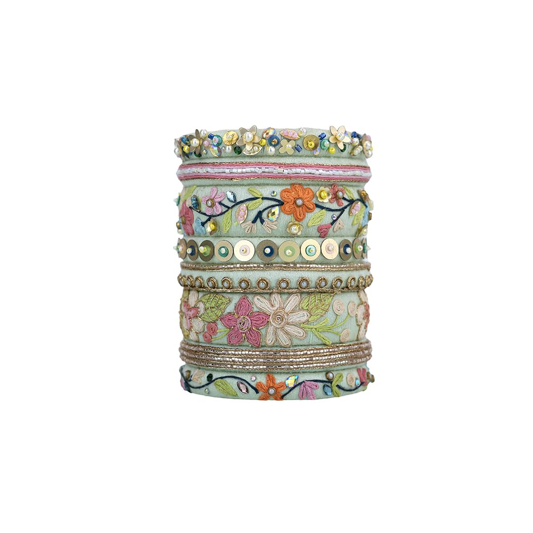 See full amazon price history chart for Taasha Craft Aalia Pastel green beads work handmade bangles for Women & Girls Size 2.8 Set of (10 Bangles) Taasha Craft Aalia Pastel green beads work handmade bangles for Women & Girls Size 2.8 Set of (10 Bangles) (B0D9S763WS) Amazon Price History, Amazon Price Tracker